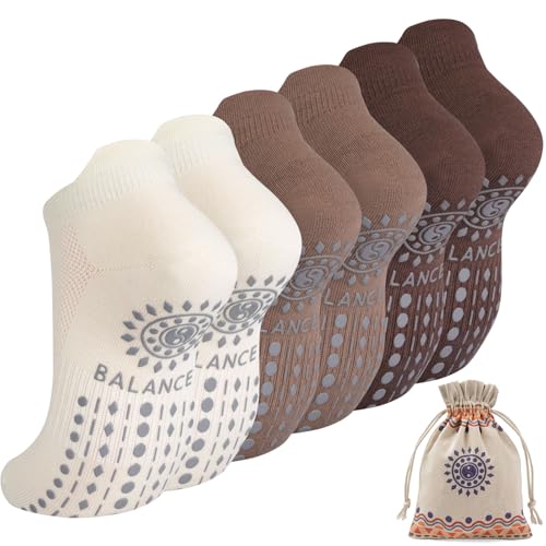 ILovDaisy Pilates Yoga Socken Damen 39-42, Stoppersocken...