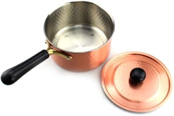 Amazon｜新光金属 片手鍋 素銅 18cm アンティック IH対応鎚目 IH-101