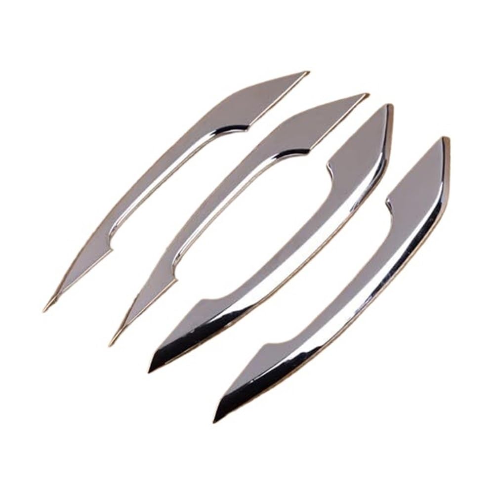 Flbzblkasl One Color Car Styling Outside Door Handle Cover Trim Strip For A4 Sedan/Avant/For Allroad 2017-2019 Right Handle