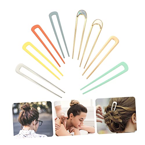 Barrettes à cheveux en U robustes et légères en métal