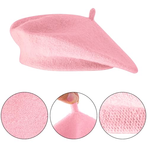 choyaxo French Beret Hats Solid Classic Beret Hats for Girls3
