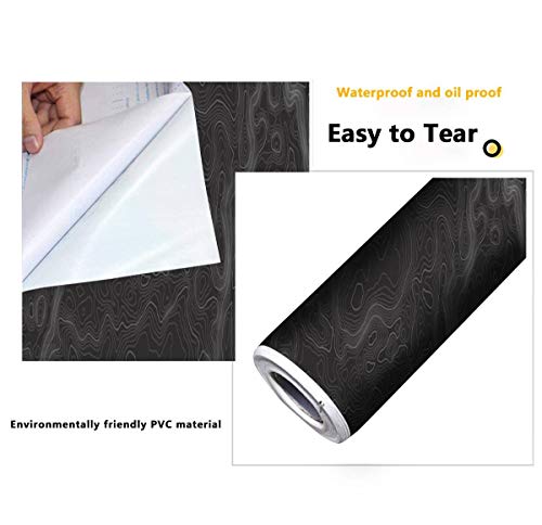 Self Adhesive Wallpaper Roll Paper Background Of The Topographic Map Topographic Map Lines Contour Removable Peel And Stick Wallpaper Decorative Wall Mural Posters Home Covering Interior Film #TOP4