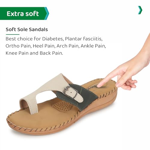 Image of ORTHO JOY Extra-Soft Women's Doctor Ortho Slippers /Flip-Flops For Women