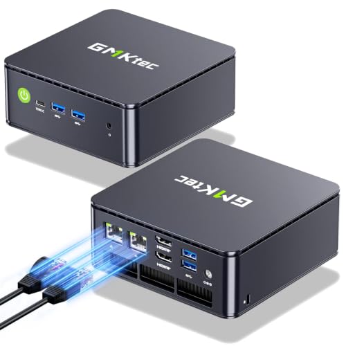 GMKtec Mini PC N97, G5 Micro Desktop Computer, 12th Gen Intel Alder Lake N97 (up to 3.60GHz) 12GB...