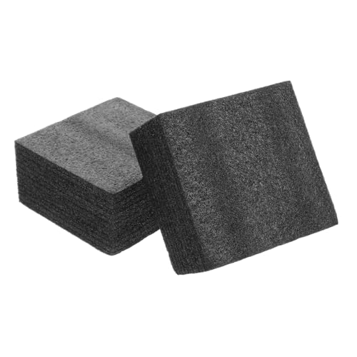 Levemolo Black Floral Foam Sheets 2 Pack 5.90X5.70X2.95 Inch High Density Reusable Cushioning Base for Artificial Flowers Crafting Floral Arrangements Home Decoration