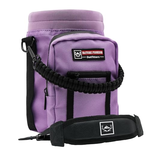 Image of NATURE PIONEOR Neoprene Insulated Water Bottle Holder with Shoulder Strap for Half Gallon 64OZ / One Gallon 128OZ Sports Water Jugs Bottles, Carrier /Pouch Sleeve for Outdoor Camping, Hiking, Fishing