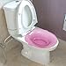 FashionCha Portable Sitz Bath for Toilet Seat, Reusable Hip Bath with Wider Area, Universal Bidet for Men and Women, Pink
