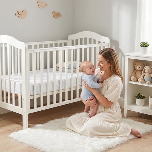 Image of Pack and Play Mattress,Breathable Dual Sided Firm & Soft Memory Foam Pack N Play Mattresses,Baby 38 inchX26 inch Mattress for Pack N Play with Removable Cover