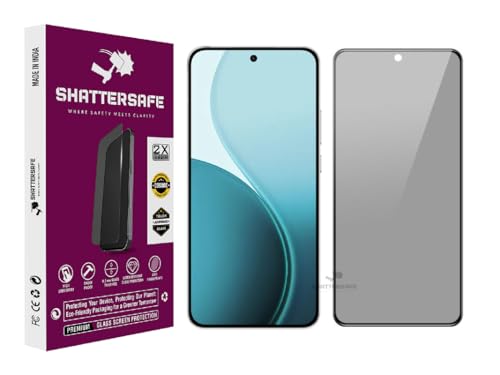 Image of Anti-Spy Privacy Tempered Glass Compatible For Oppo Reno 14 Pro 5G [Pack of 1]. 9H Hardness, Anti-Scratch, Edge-to-Edge Protection With Easy Installation Kit & Case Friendly Fit.