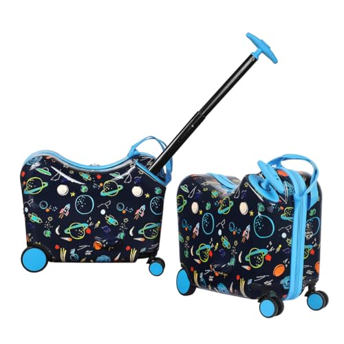 Bioworld Viggio Travel to Space Ride-On 18 Suitcase for Kids & Toddlers