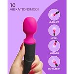 MySecretCase Massagegeräte Sexspielzeug für Frauen - Erotik Wibrator Paare, Wand Paarvibrator fuer die Frau, Auflegevibrator Massagestab fur die Rücken, Vibratoren Sex Massager, Vibration (Fuchsia) – Bild 3