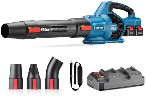 Dong Cheng Brushless Cordless Leaf Blower, 40V Battery Powered Bl...