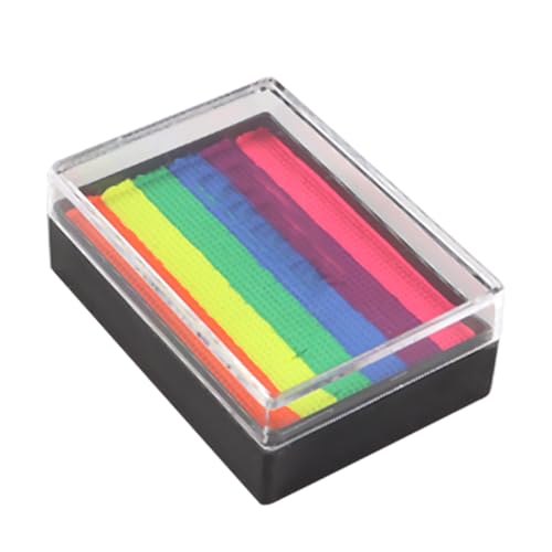 Gorise Peinture pour le visage arc-en-ciel, couleurs de maquillage, peinture corporelle, maquillage de théâtre soluble dans l'eau,couleurs corporelles colorées pour le carnaval