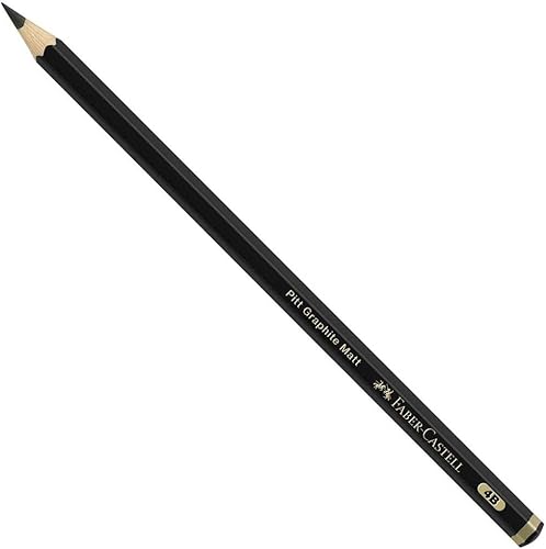 Miniatura 1 de Faber-Castell Art & Graphic Pitt Graphite Matt Pencil, Matt Graphite, 4B, Para Arte, Manualidad, Dibujo, Bocetos, Hogar, Escuela, Universidad,