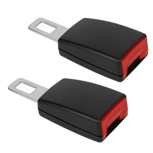 LACHT 2 Pezzi Attacchi Gancio Cintura Sicurezza Auto Ricambi, Auto Compatibile con il 99% delle Auto,Cinture di Sicurezza per Auto