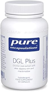 Pure Encapsulations - DGL Plus - Licorice Root Extract with Aloe, Slippery Elm & Marshmallow - 60 Capsules