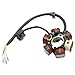 Motorcycle Stator Coils 2V 190cc 2v Engine with Electric Starter Electric Start Pit Dirt Bike Compatible with Automotive Motorcycle Parts ZS1P62YML-2 ZS190 ZS1P62YML-2