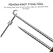 Milisten 2pcs Copper Fishing Knot Tying Tool Easy Use Line Knotting Device for Secure Knots Outdoor Fishing Accessory for All Skill Levels