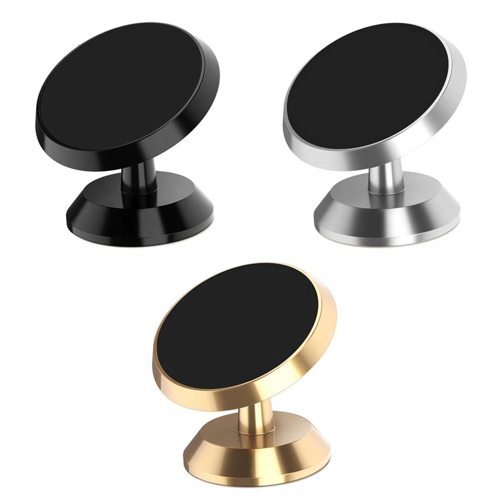 N/A1Universal Super Strong Mobile Car Mount Magnetic Phone Holder Magnet Dashboard Car Phone Holder (Black)