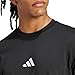 Adidas Men's Essentials Small Logo Sportswear T-Shirt, Black/White, X-Large