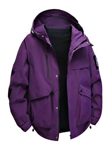 Veste randonnée imperméable homme ample pour rester au sec sous la pluie