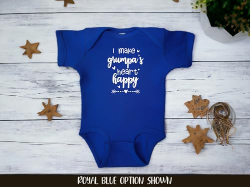 Heartwarming Grumpa's Joy Colorful Infant Bodysuit - Perfect Baby Shower Gift, Newborn Outfit, Pregnancy Reveal Surprise, Valentine's or Father's Day Keepsake - Image 2