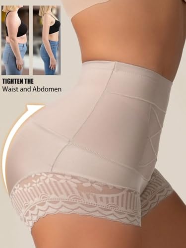 Women's Shapewear Control Panties,Butt Lift Underwear,High-Waisted Butt Lifter Briefs, Slimming Panties with Lace Trim3