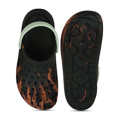 Image of Liberty A-HA LPMXT-961E Casual Clog for Men | Slip-On Slingback Clogs for Walking & Outdoor Use | Solid Pattern, Trendy Stylish Fashionable Sandals with Comfortable and Lightweight Home Footwear