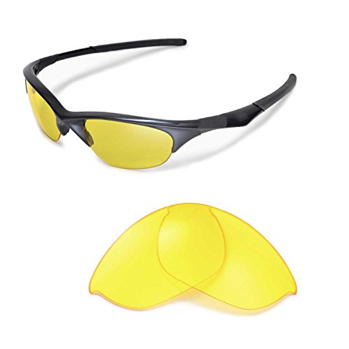 Walleva Replacement Lenses For Oakley Half Jacket Sunglasses - Multiple Options Available (Yellow) #TOP13