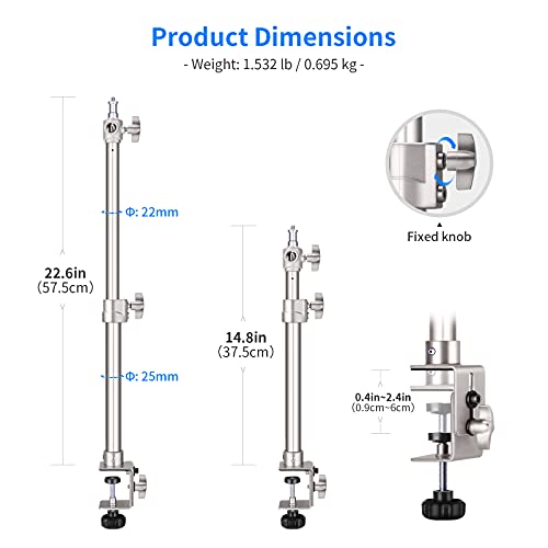 Neewer Supporto Stand da Tavolo 37,5-57,5cm