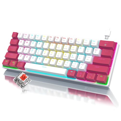 RAZEAK Portable Mechanical Mini Gaming Keyboard (Red Switch)
