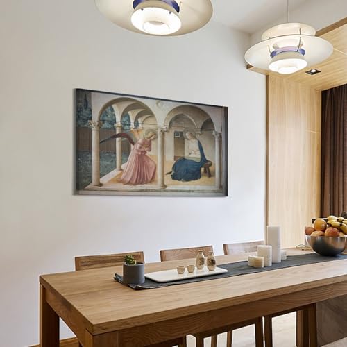 Poster The Annunciation Fra Angelico 50x75 cm - Tableau Vierge Marie et Ange