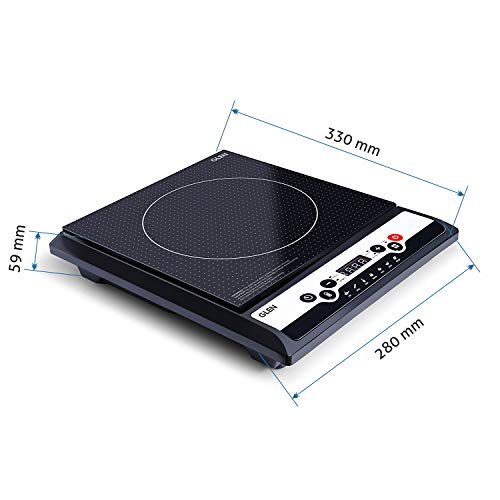Glen 3070 EX Induction Cooker 1400 watt with Preset cooking functions