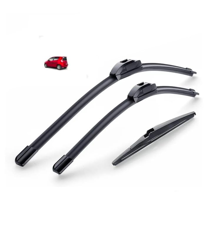 Image of AWB 22 inch+16 inch Frameless /Soft Wiper Blades with 10 inch Rear Specific Wiper Blade Replacement Set for Maruti Ritz(Set of 3)