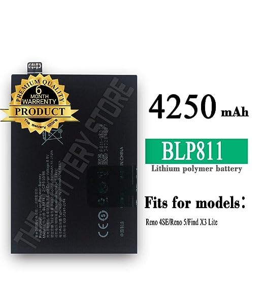 Image of Original BLP811 Battery for Oppo Reno 4 SE /5 / FIND X3 LITE Battery with 6 Month Warranty***(Y00000196)