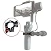 Woohot O-Ring Hot Shoe Adapter for DJI Osmo Mobile 2, Applied to Microphone and LED Light Accessory Via 2 Cold Shoe Mount, Come with A Tripod Stand.