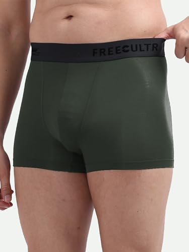 Image of Freecultr Men's Underwear Micromodal Airsoft Trunk Comfortable - Sweat Proof, Non-Itch, No Chafing, Ultra Soft & Breathable Fabric | Mens Underwear Combo Pack of 2