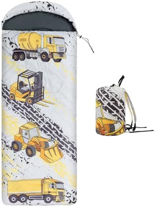 Kids Sleeping Bag for Camping - Lightweight 3 Season Child Backpacking Sleeping Bag for Girls and Boys, Waterproof Cmpact Youth Camping Gear for Outdoor by Croosseoutdoors