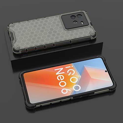 Image of Glasgow Back Case Cover Designed for IQOO Neo6 5G / IQOO Neo 6 5G - Black