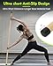 P Polerden Yoga Stick Natural Bamboo 5ft, Exercise Stick for Mobility, Stretching Stick with Non-Slip Ends, Exercise Dowel for Physical Therapy, Balance Pole and Stretch Bar for Posture Correction