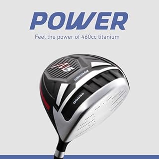 Precise M5 Men’s Golf Set – Driver, Wood, Hybrid, 5-PW Irons, Putter, Stand Bag and 3 Headcovers - All Graphite Shafts