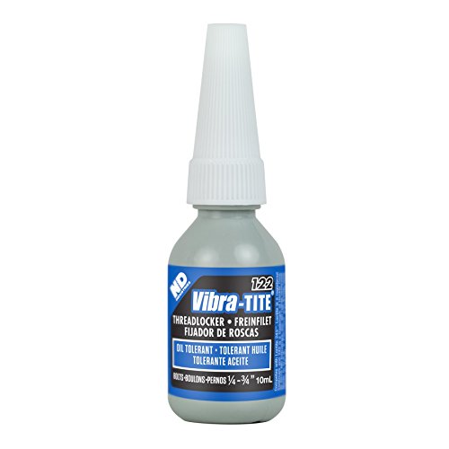 Image of Vibra-TITE - 12210 122 Oil Tolerant Removable Anaerobic Threadlocker, 10ml Bottle, Blue