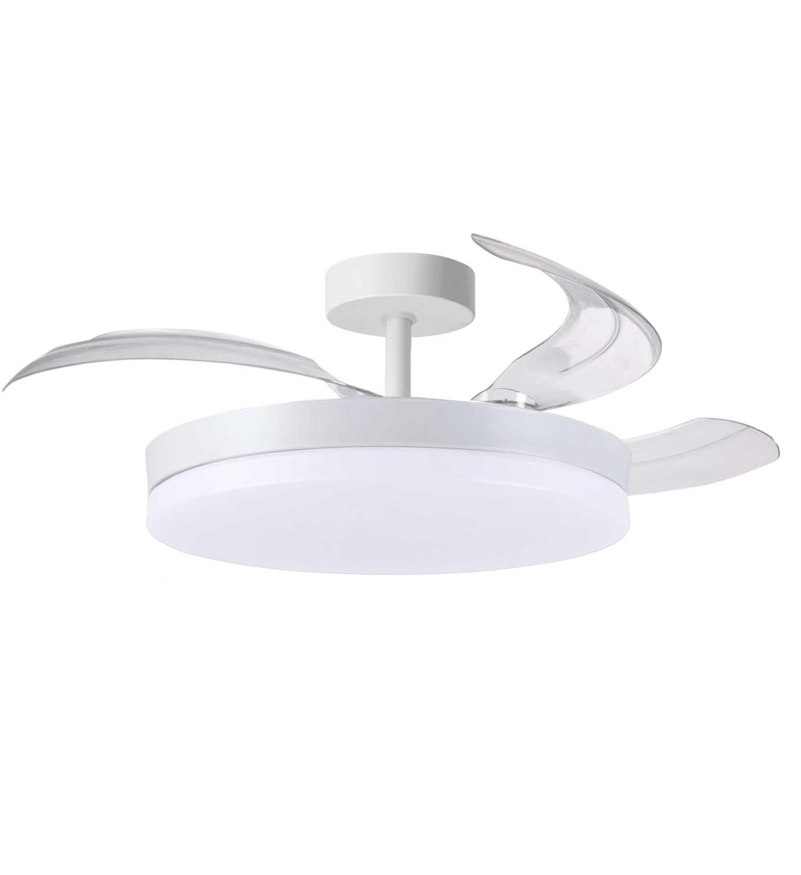 BEL AIR HOME - Ventilador de Techo ARES, Motor DC, LED 36W y Control Remoto, 3 Aspas Plegables, Dormitorios y comedores - 1