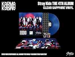 K-POP・アジア Stray kids KARMA CLEAR SAPPHIRE Vinyl STRAY KIDS Karma 4th Album CLEAR SAPPHIRE Vinyl LP [PRE