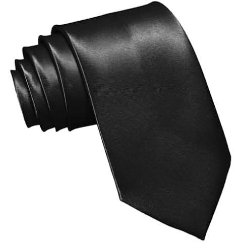 WOXVM Classic Solid Satin Tie Cover