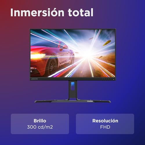 Legion R24e - Display Gaming da 23.8" (FHD, IPS, 180Hz, 0.5ms, HDMI+DP, Cavo HDMI, AMD FreeSync) Regolazione Inclinazione - Nero - Monitor - Immagine 6