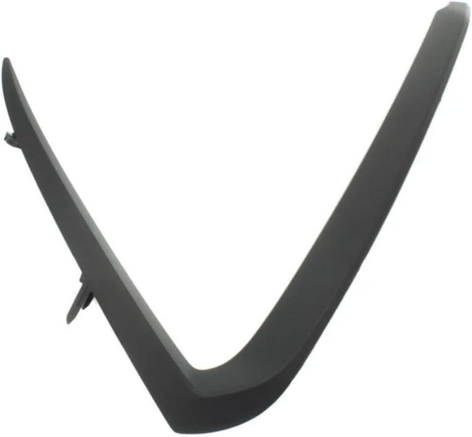 For Mazda CX-9 2016 17 18 19 20 21 2022 Bumper Molding Passenger Side | Front | Textured Black | Plastic | Replacement For MA1047102 | TK4850120A, S0721U201AP0N