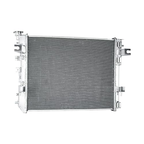 Image of 4 Row Aluminum Radiator Compatible with 2011-2018 Ram 2500 Ram 1500 Ram 3500 2009-2010 Dodge Ram 2500 Dodge Ram 1500 2014 2015 2012 2013 2016 2017