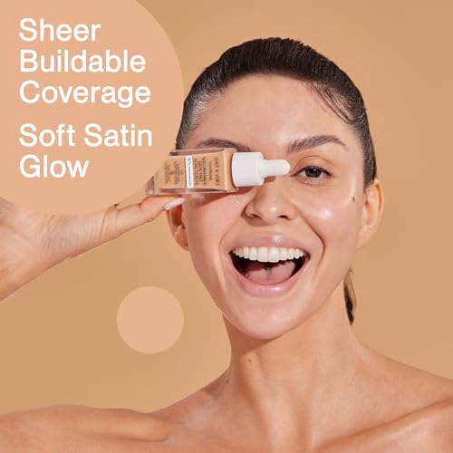 Image of wet n wild Bare Focus Skin Tint, 5% Niacinamide Enriched, Buildable Sheer Lightweight Coverage, Natural Radiant Finish, Hyaluronic & Vitamin Hydration Boost, Cruelty-Free & Vegan - Cocoa