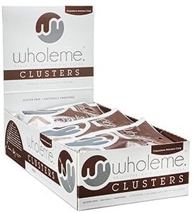 WholeMe Cinnamon Banana Chip Grain-Free Clusters, Paleo & Gluten-Free, 1.5 Oz Snack Packs